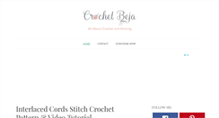 Desktop Screenshot of crochetbeja.com