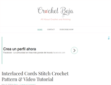 Tablet Screenshot of crochetbeja.com